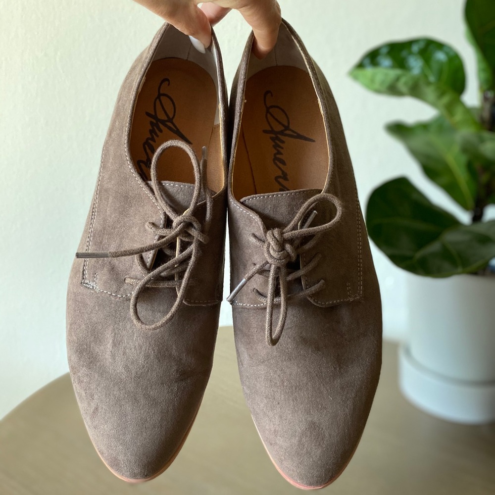 Suede Oxfords